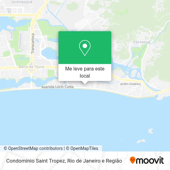 Condominio Saint Tropez mapa