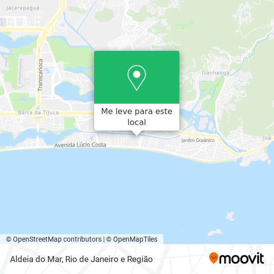 Aldeia do Mar mapa