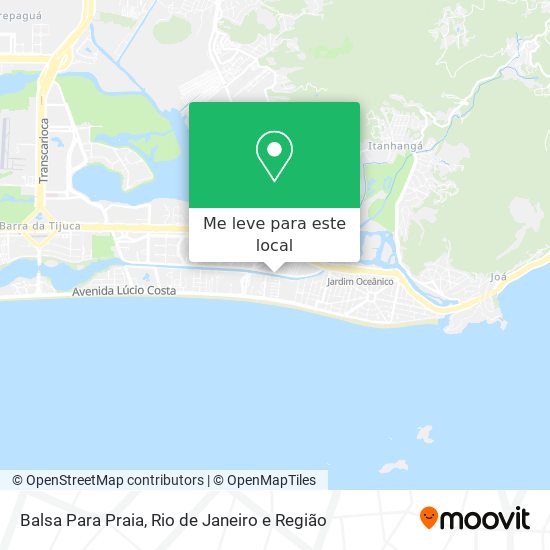 Balsa Para Praia mapa