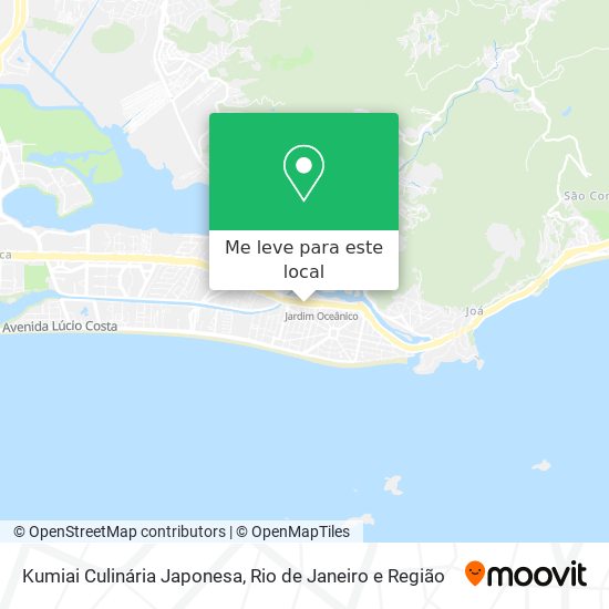 Kumiai Culinária Japonesa mapa