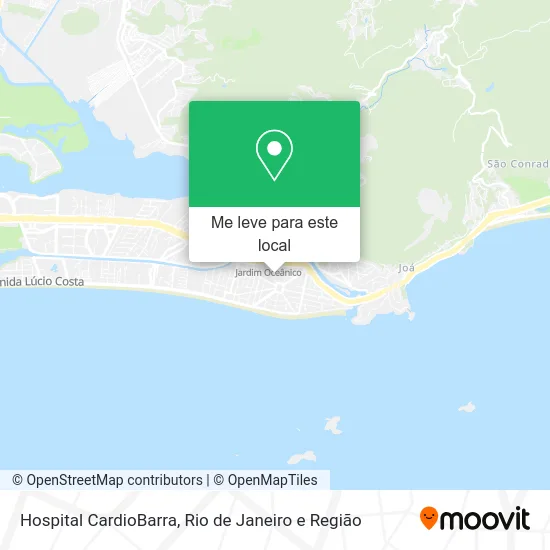 Hospital CardioBarra mapa