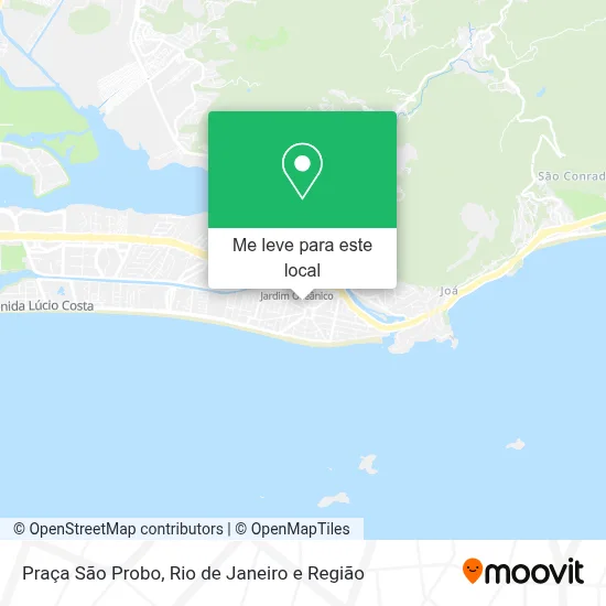 Praça São Probo mapa