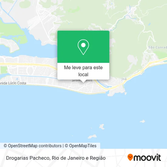 Drogarias Pacheco mapa