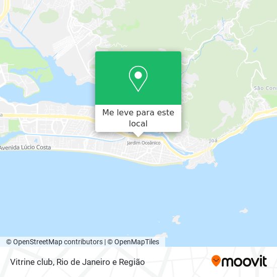 Vitrine club mapa