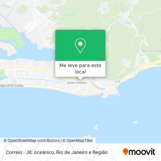 Correio - Jd. oceânico mapa