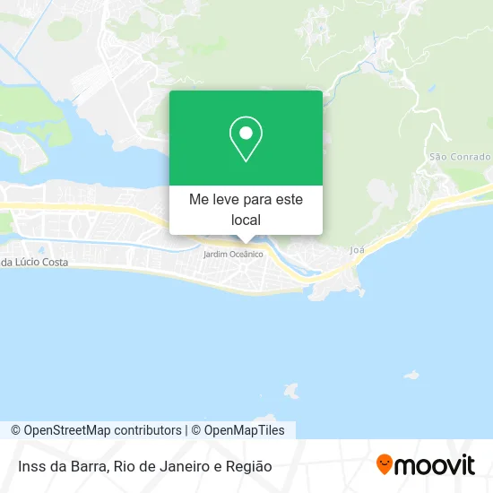 Inss da Barra mapa
