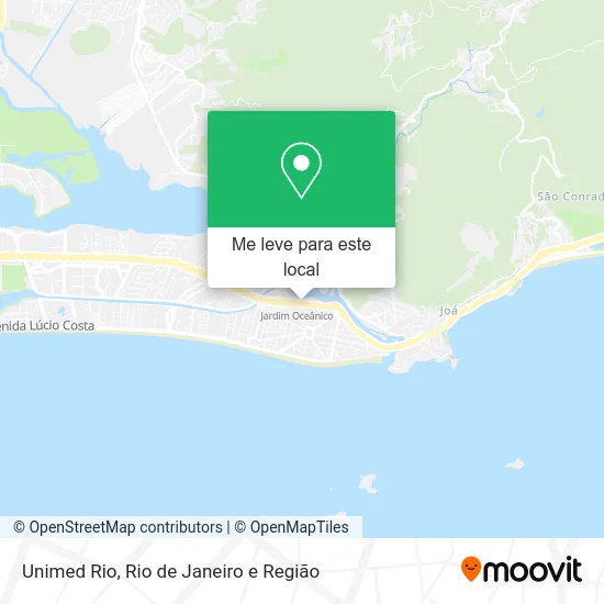 Unimed Rio mapa