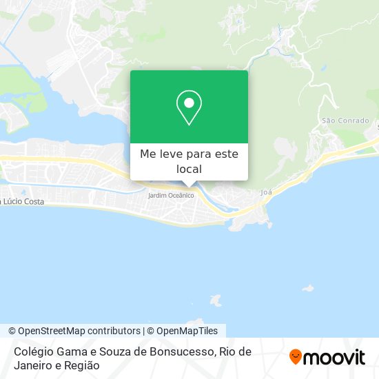 Colégio Gama e Souza de Bonsucesso mapa