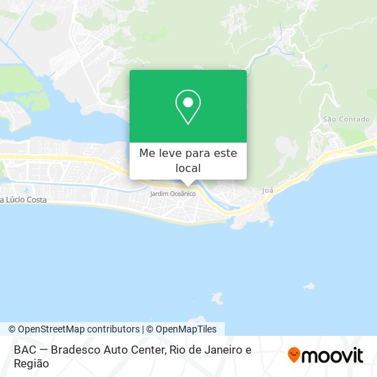 BAC — Bradesco Auto Center mapa