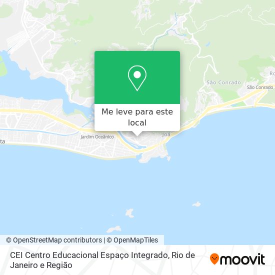 CEI Centro Educacional Espaço Integrado mapa