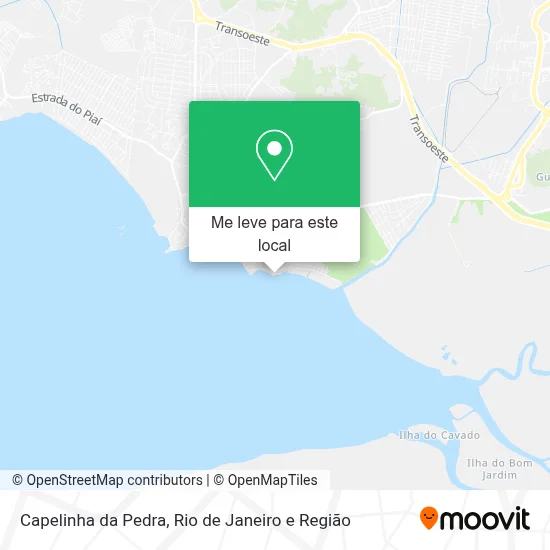 Capelinha da Pedra mapa