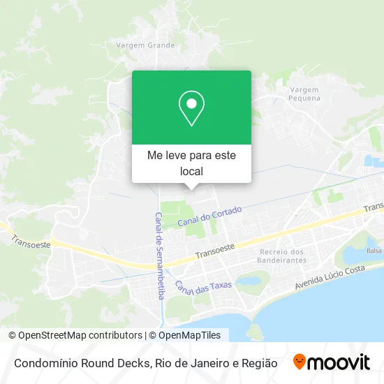 Condomínio Round Decks mapa