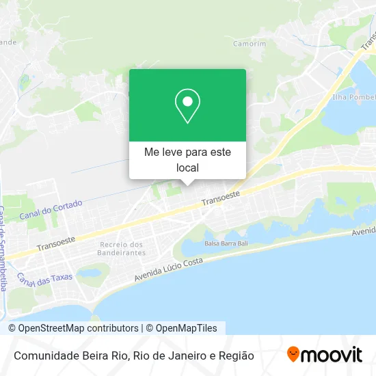 Comunidade Beira Rio mapa