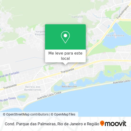 Cond. Parque das Palmeiras mapa