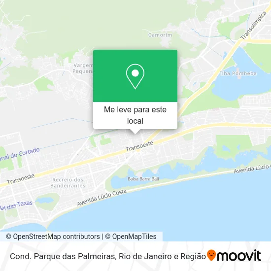 Cond. Parque das Palmeiras mapa