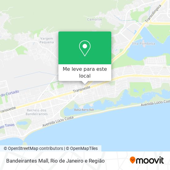 Bandeirantes Mall mapa