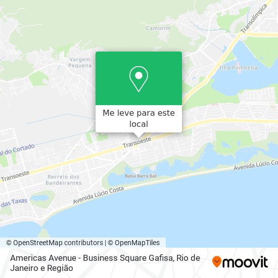 Americas Avenue - Business Square Gafisa mapa