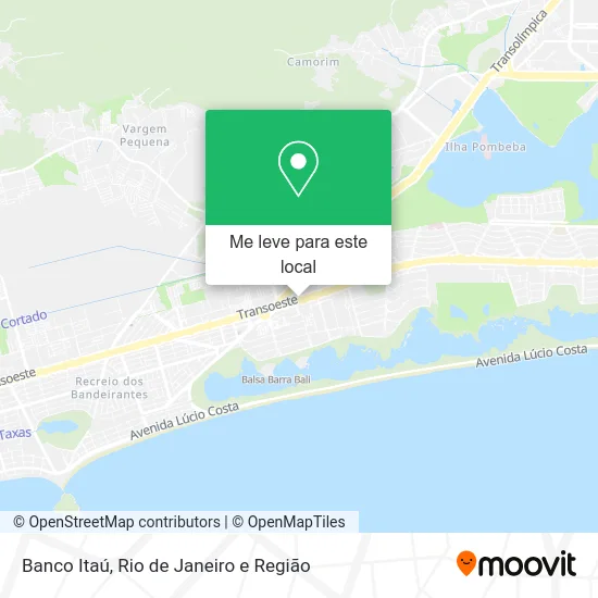 Banco Itaú mapa