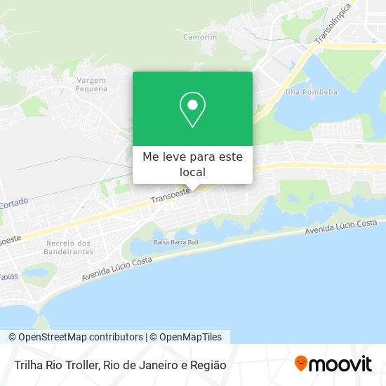Trilha Rio Troller mapa