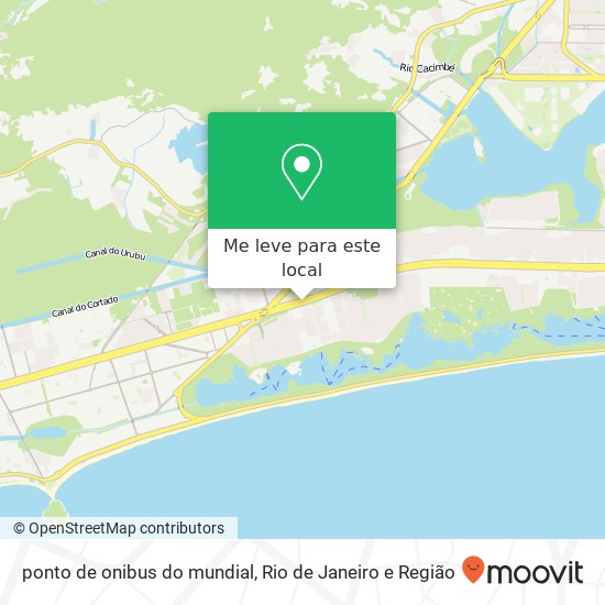 ponto de onibus do mundial mapa