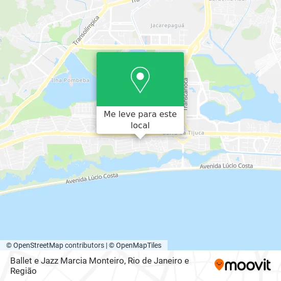 Ballet e Jazz Marcia Monteiro mapa