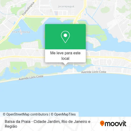 Balsa da Praia - Cidade Jardim mapa