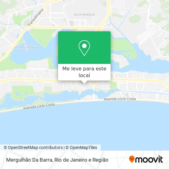 Mergulhão Da Barra mapa