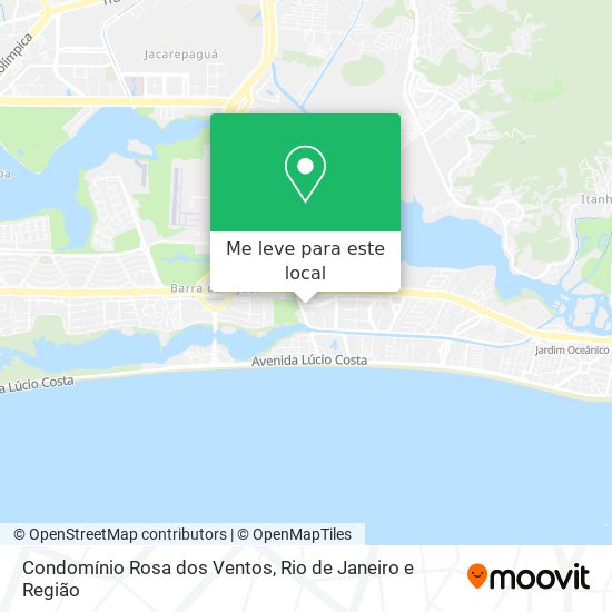 Condomínio Rosa dos Ventos mapa