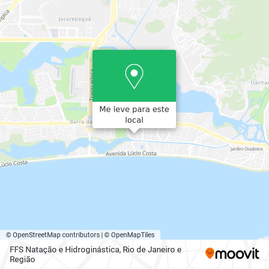 FFS Natação e Hidroginástica mapa