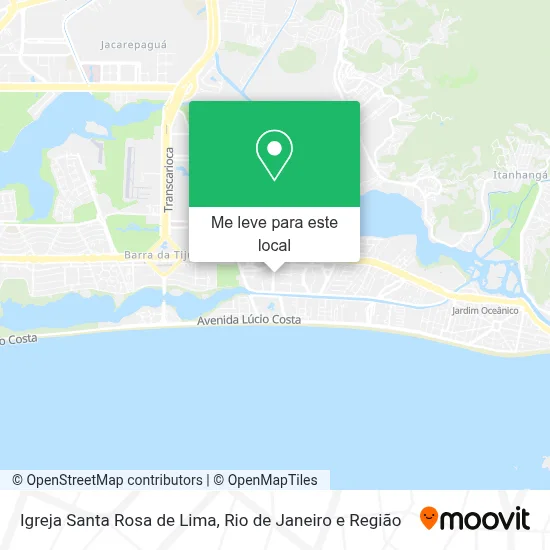 Igreja Santa Rosa de Lima mapa