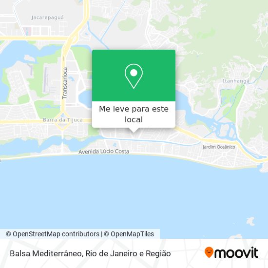 Balsa Mediterrâneo mapa