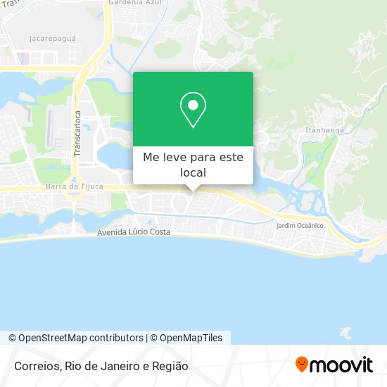 Correios mapa