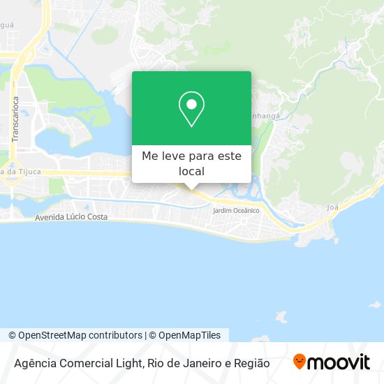 Agência Comercial Light mapa