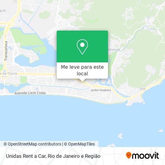 Unidas Rent a Car mapa