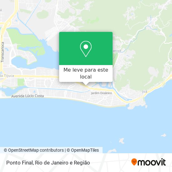 Ponto Final mapa