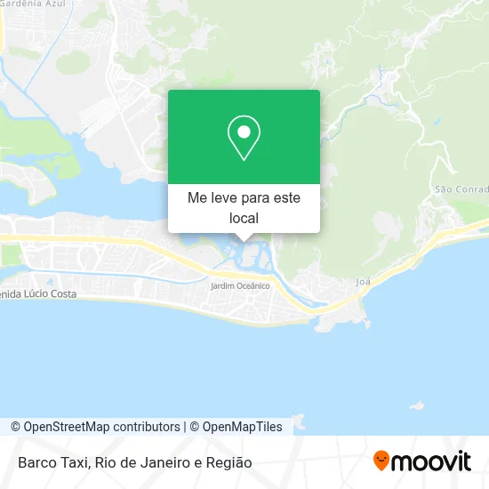Barco Taxi mapa