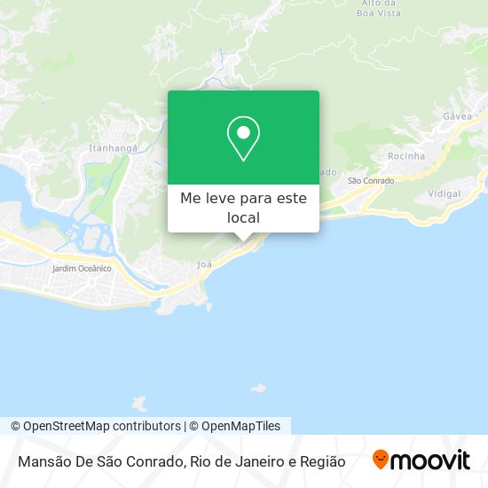 Mansão De São Conrado mapa