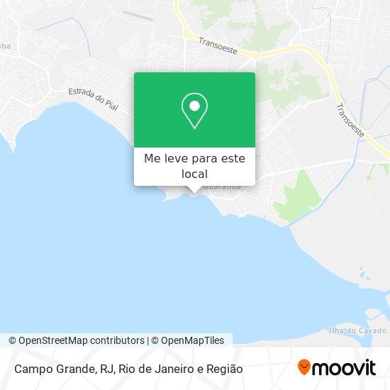 Campo Grande, RJ mapa