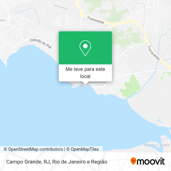 Campo Grande, RJ mapa