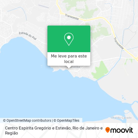 Centro Espírita Gregório e Estevão mapa