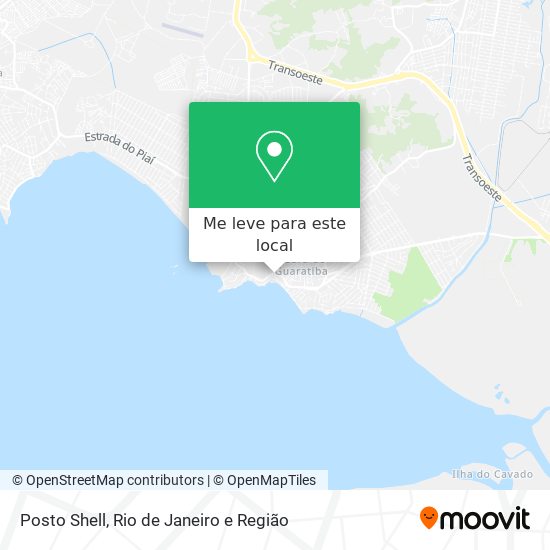 Posto Shell mapa