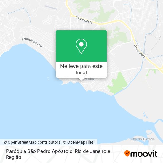 Paróquia São Pedro Apóstolo mapa