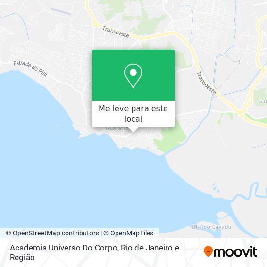 Academia Universo Do Corpo mapa