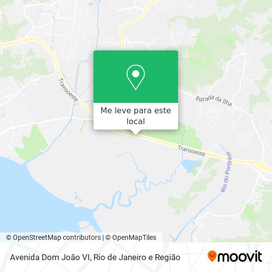 Avenida Dom João VI mapa