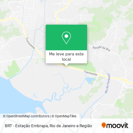 BRT - Estação Embrapa mapa
