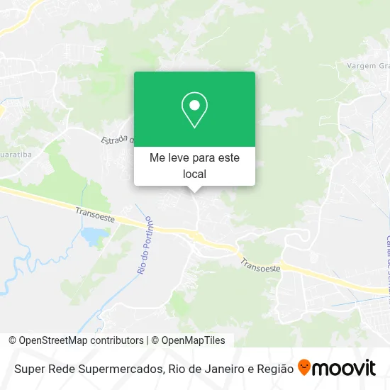 Super Rede Supermercados mapa
