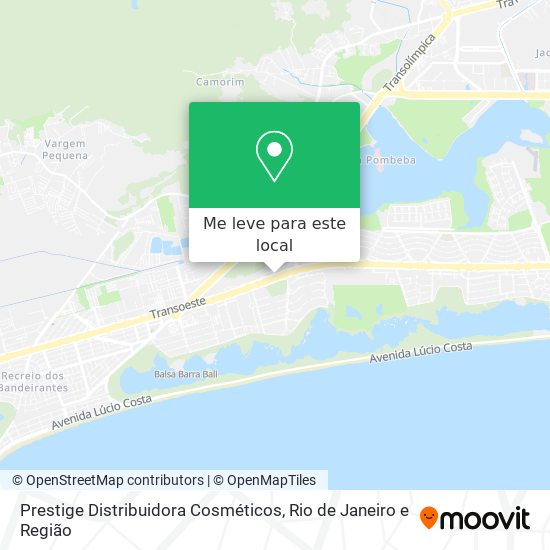 Prestige Distribuidora Cosméticos mapa