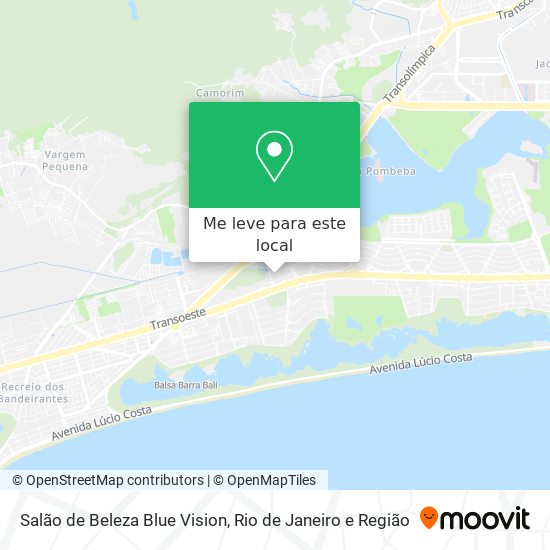 Salão de Beleza Blue Vision mapa