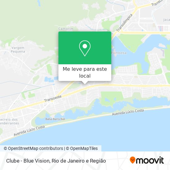 Clube - Blue Vision mapa