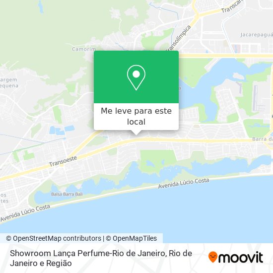 Showroom Lança Perfume-Rio de Janeiro mapa